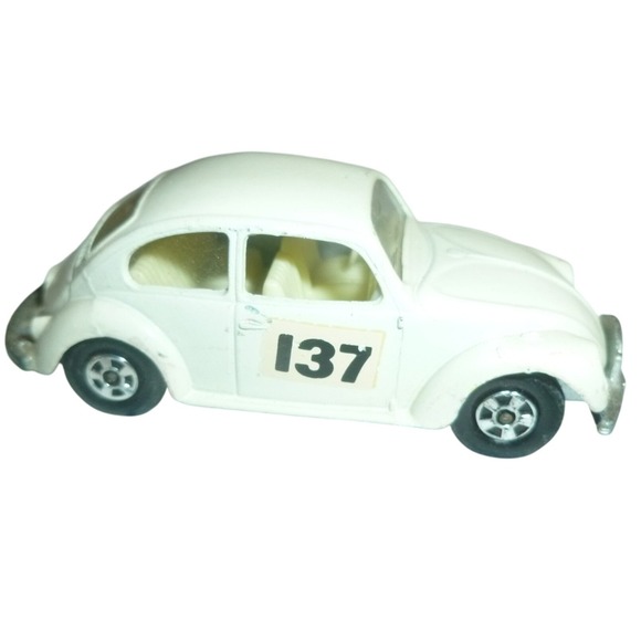Matchbox Superfast No 15 Volkswagen 1500 Saloon White 137 Rally Monte Carlo 1970